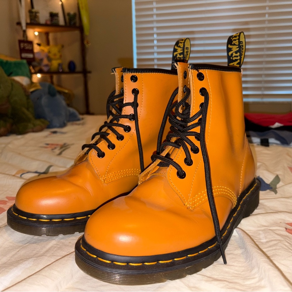 Dr. Martens Pumpkin Orange Boots